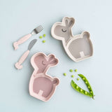 Done by Deer - Deer Friends - Paslanmaz Çelik Çatal, Kaşık & Bıçak Seti - Pembe