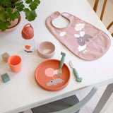 Done by Deer - Deer Friends - Paslanmaz Çelik Çatal, Kaşık & Bıçak Seti - Yeşil