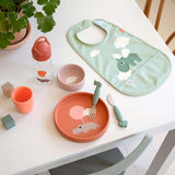 Done by Deer - Deer Friends - Paslanmaz Çelik Çatal, Kaşık & Bıçak Seti - Yeşil