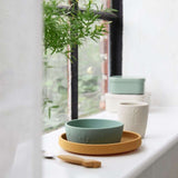 Done by Deer - Deer Friends - Paslanmaz Çelik Çatal, Kaşık & Bıçak Seti - Hardal