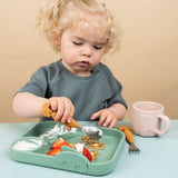 Done by Deer - Deer Friends - Paslanmaz Çelik Çatal, Kaşık & Bıçak Seti - Hardal