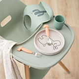 Done by Deer - Deer Friends - Paslanmaz Çelik Çatal & Kaşık Seti - Somon