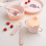 Done by Deer - Happy Dots - Çatal, Kaşık & Bıçak Seti - Pembe