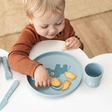 Done by Deer - Happy Dots - Çatal, Kaşık & Bıçak Seti - Mavi