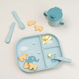 Done by Deer - Happy Dots - Çatal, Kaşık & Bıçak Seti - Mavi