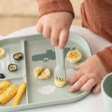 Done by Deer - Happy Dots - Çatal, Kaşık & Bıçak Seti - Yeşil