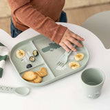 Done by Deer - Happy Dots - Çatal, Kaşık & Bıçak Seti - Yeşil