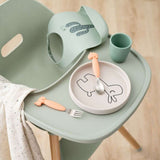 Done by Deer - Lalee - 2'li Silikon Mama Önlüğü - Bej/Yeşil