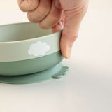 Done by Deer - Happy Clouds - 3'lü Silikon Ek Gıda Başlangıç Seti - Yeşil