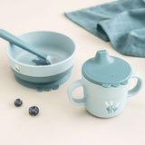 Done by Deer - Elphee - 3'lü Silikon Ek Gıda Başlangıç Seti - Mavi