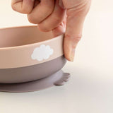 Done by Deer - Happy Clouds - 3'lü Silikon Ek Gıda Başlangıç Seti - Pembe