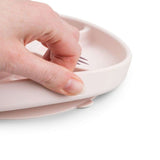 Done by Deer - Playground - Vakumlu Bölmeli Silikon Tabak - Pembe