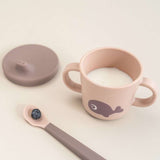 Done by Deer - Wally - 2'si 1 Arada Alıştırma Bardağı & Atıştırmalık Kabı - Pembe