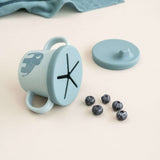 Done by Deer - Elphee - 2'si 1 Arada Alıştırma Bardağı & Atıştırmalık Kabı - Mavi